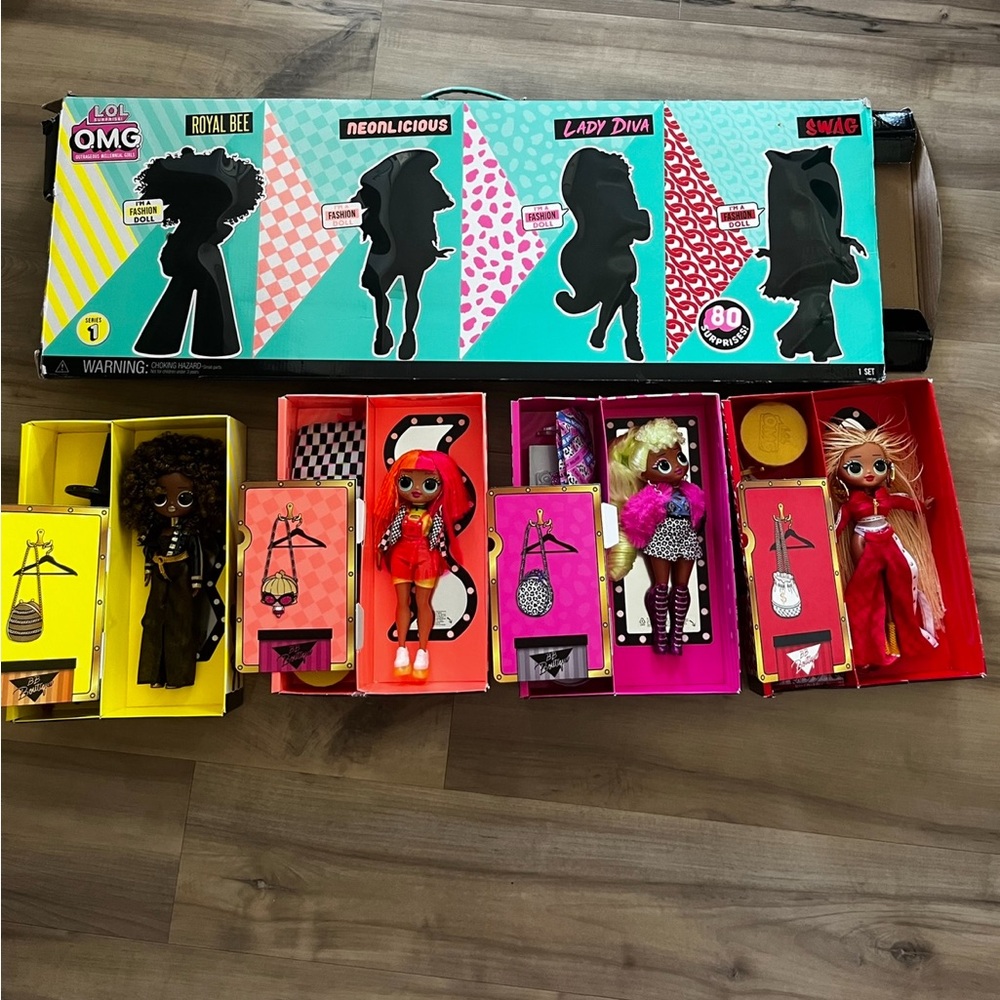 L.O.L Surprise! O.M.G. 4 pack-complete collection of series 1